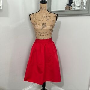 EXPRESS RED SKIRT NWOT
